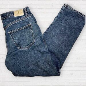 LANESBORO Red Plaid Flannel Lined Denim Jeans Winter 36 x 32